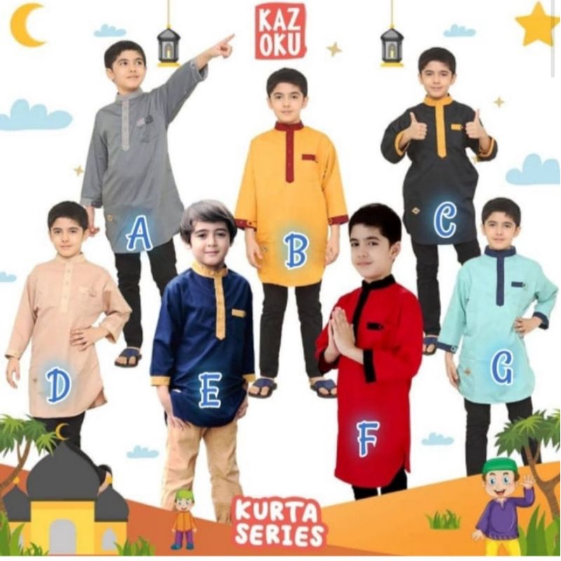 KOKO ANAK KURTA KAZOKU (4-12thn)