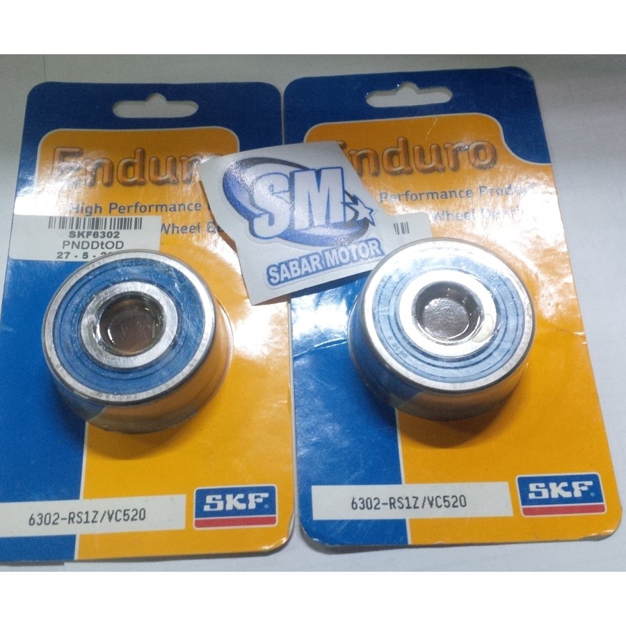 Bearing SKF ENDURO 6302 RS1Z / 6302RS