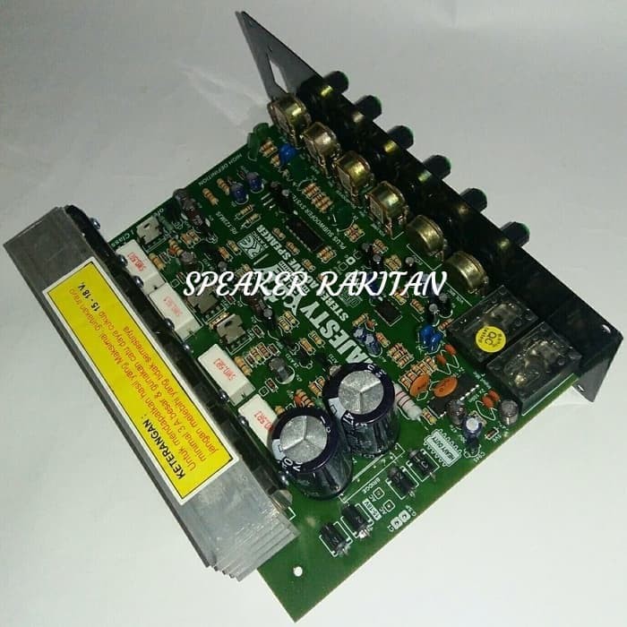 Kit Amplifier Active Speaker Stereo Mic echo Extra Subwoofer MAJESTY