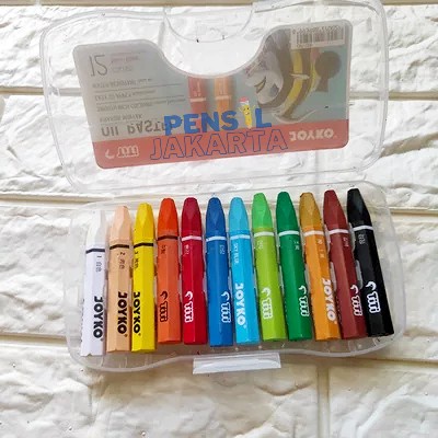 

PASTEL-DRY-OIL- CRAYON TITI 12 WARNA / OIL PASTEL / KRAYON MINYAK JOYKO -OIL-DRY-PASTEL.