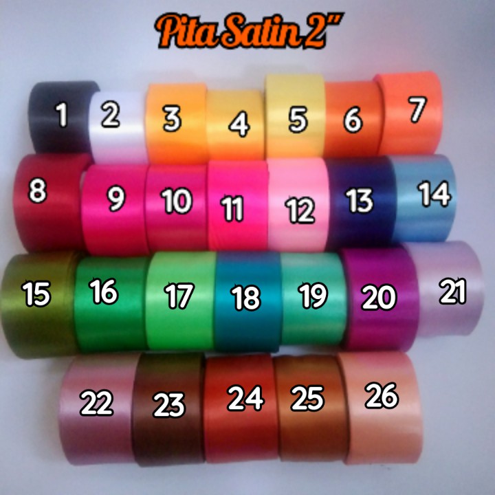 

Pita Satin 2 inch / 5cm per ROLL BESAR