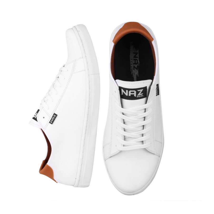 Sepatu Sneakers Pria Cowok Putih Casual DEDRICK NAZ Amron Store