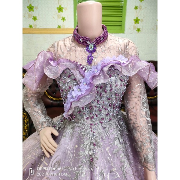 GAUN PENGANTIN BELIMBING/BALLGOWN TARO PAYET CANTIK ELEGAN