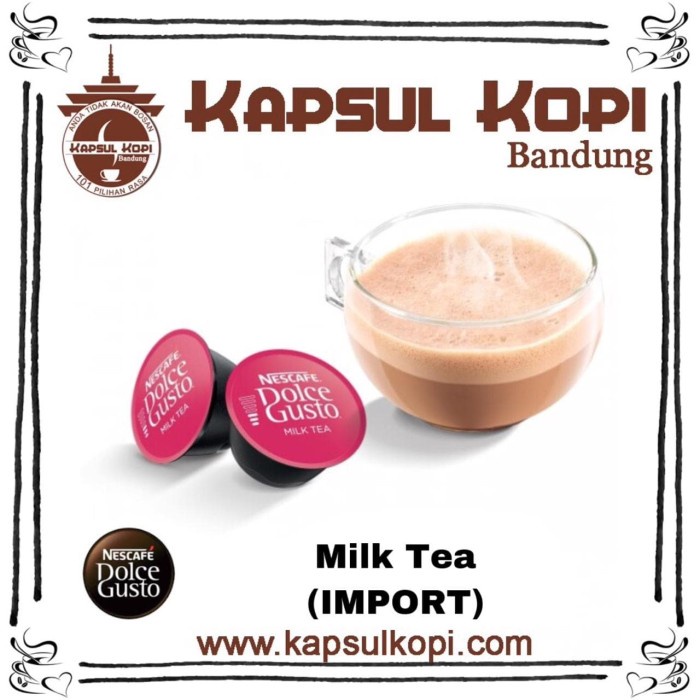 

Kopi - Paket 8 Kapsul Milk Tea Nescafe Dolce Gusto Capsule