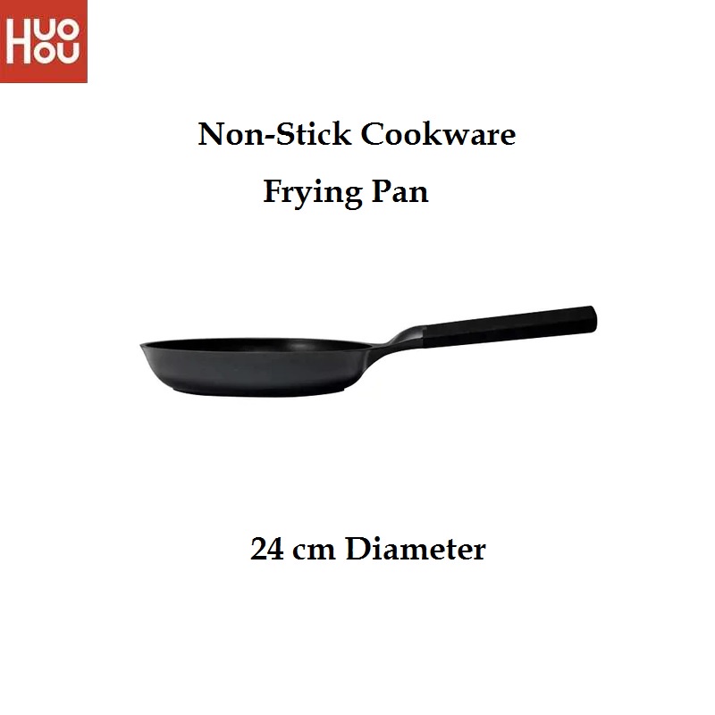 HUOHOU HU0070 - Non-Stick Cookware Frying Pan 24cm - Panci Anti Lengket