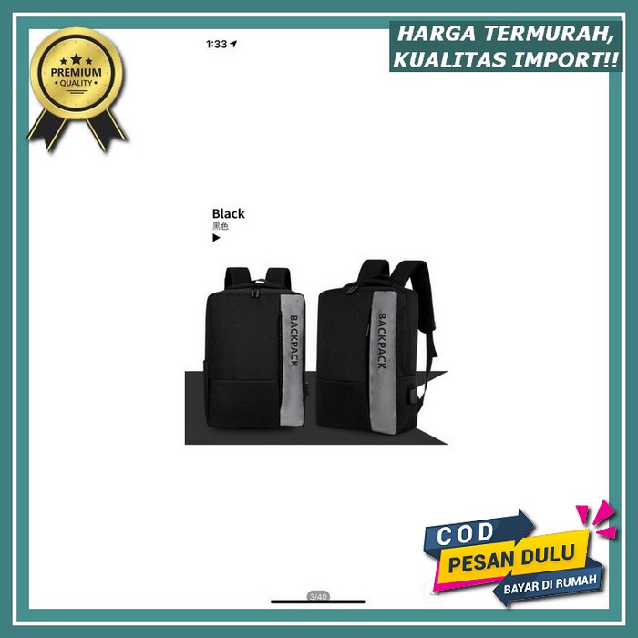 Tas Ransel Erland Traveller Backpacker Pria Sekolah Tas Laptop Petualangan Tas Ransel Besar Terbaru 