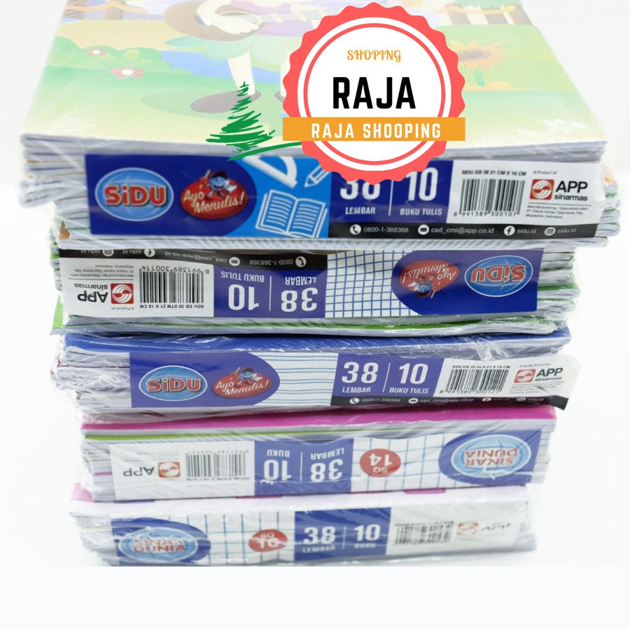 

Buku Tulis & Kotak Sidu ( 38 lbr )-ihha.store