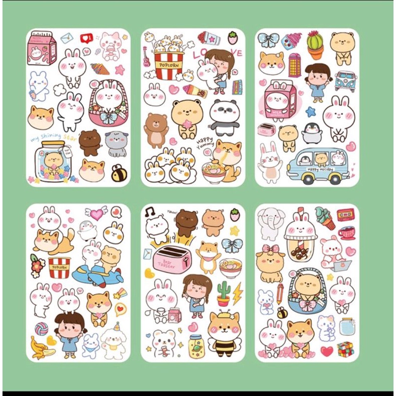 

WATERPROOF STICKER FOR DECOR & JOURNAL