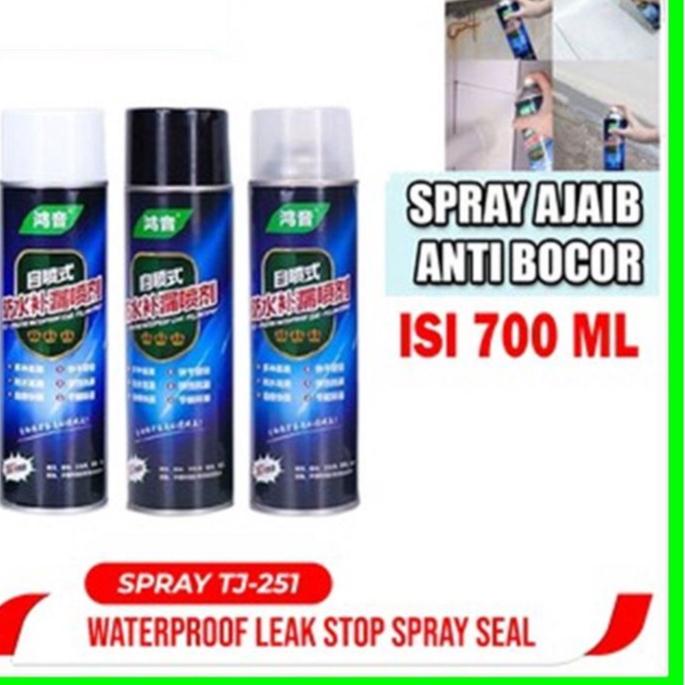 Update Aqua Spray - Atap Anti Bocor Rubber Sealant Spray 700ml PAKET 2 Buy 1 Get 1 /  SPRAY ANTI BOC