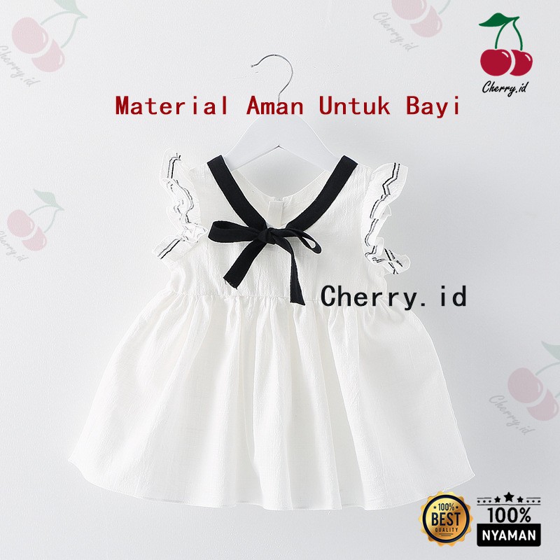 Cherry COD Dress Anak Perempuan Import / Baju Anak Perempuan / Gaun Anak D01