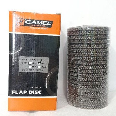 Flap Disc 4&quot; Amplas Susun grit 60 / Amplas Tumpuk Harga Per Kotak (C354K)