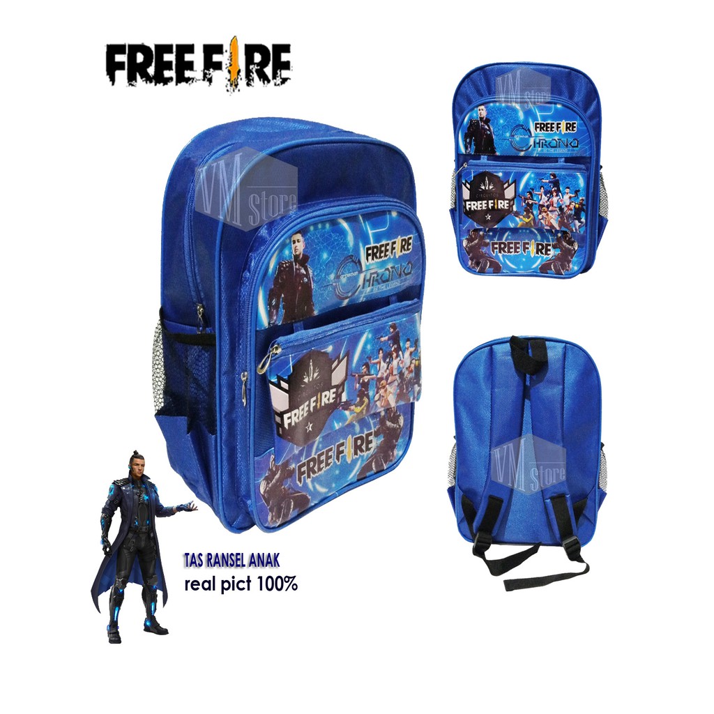 TAS RANSEL ANAK FREE FIRE TAS RANSEL SEKOLAH ANAK LAKI - LAKI TAS ANAK KARAKTER FREE FIRE PAUD TK SD TAS GENDONG ANAK LAKI-LAKI