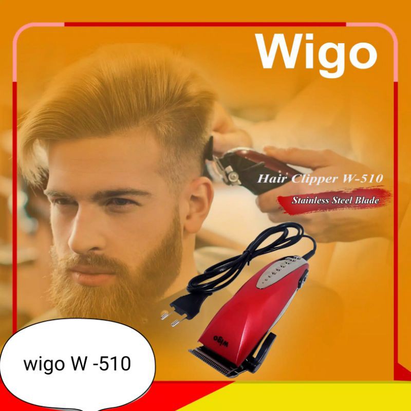 Wigo W- 510 , Cukur Rambut , Clipper , Mesin Potong Rambut