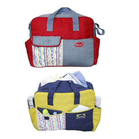 Tas Bayi/Diaper Bags Besar Double Saku Line Series Snobby TPT1671