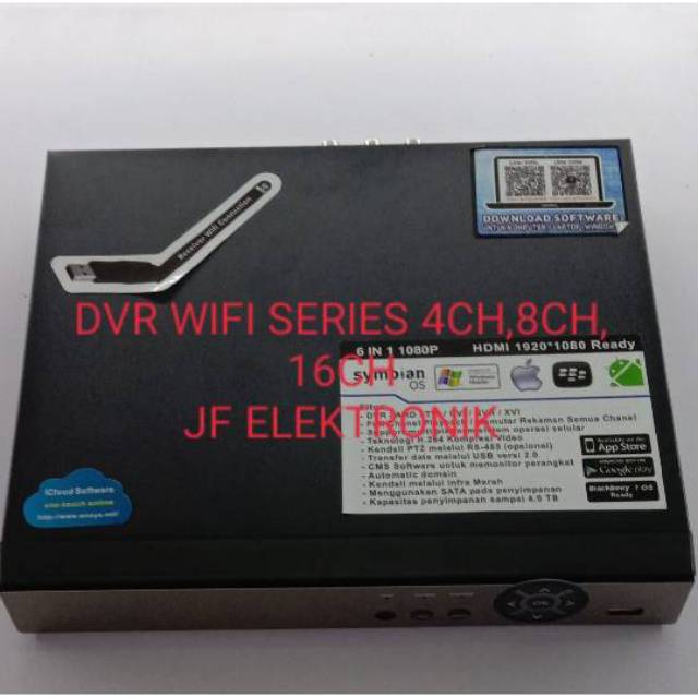 DVR 4 / 8 /16 CHANNEL WiFi SERIES FULL HD 1080P