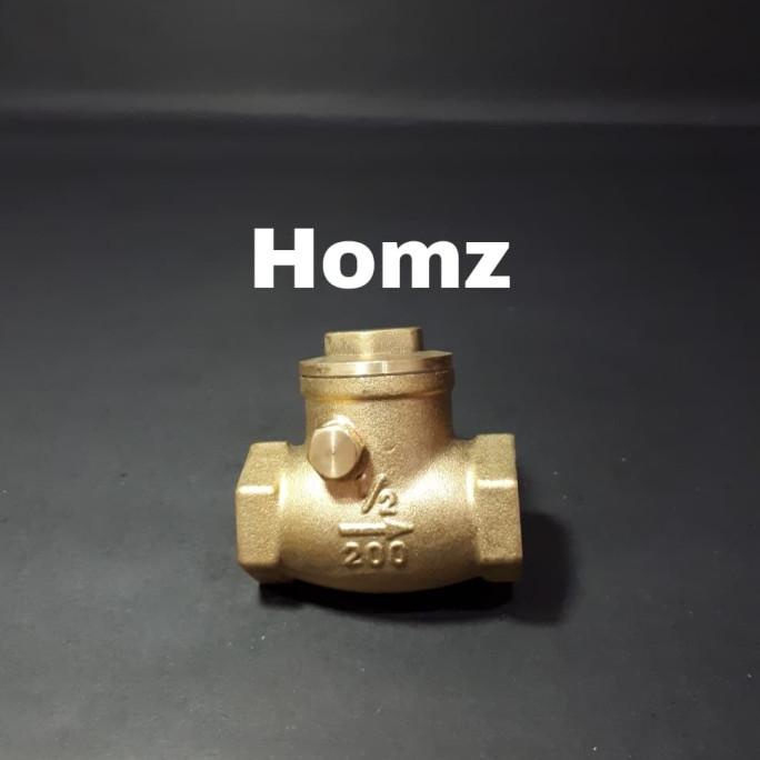 Check Valve 1/2" inch Kuningan ONDA / Klep Tabok 1/2 in merk ONDA