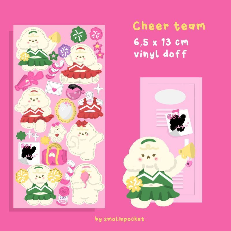 

Cheer Team | DECO JOURNAL STICKER