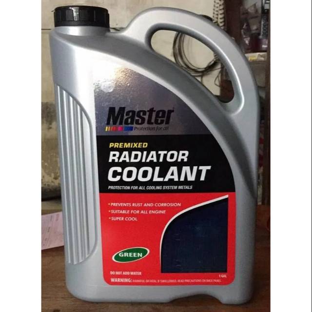 MASTER RADIATOR COOLANT HIJAU - AIR RADIATOR HIJAU ISI 4 LITER