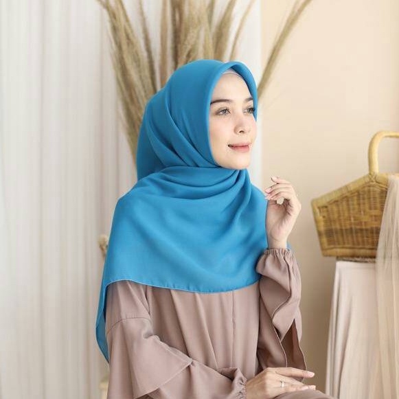 【PREMIUM】✅SEGI EMPAT BELLA SQUARE TOSKA BIRU/TOSCA HIJAB BELLA SQUARE/HIJAB SYAR'I/HIJAB BESTSELLER(