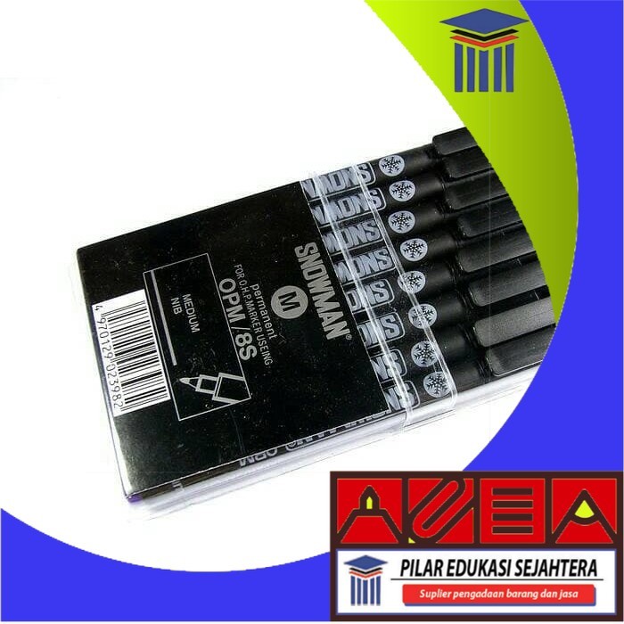 

SPIDOL SNOWMAN OHP/OPM 8 WARNA MARKER (MEDIUM) MURAH