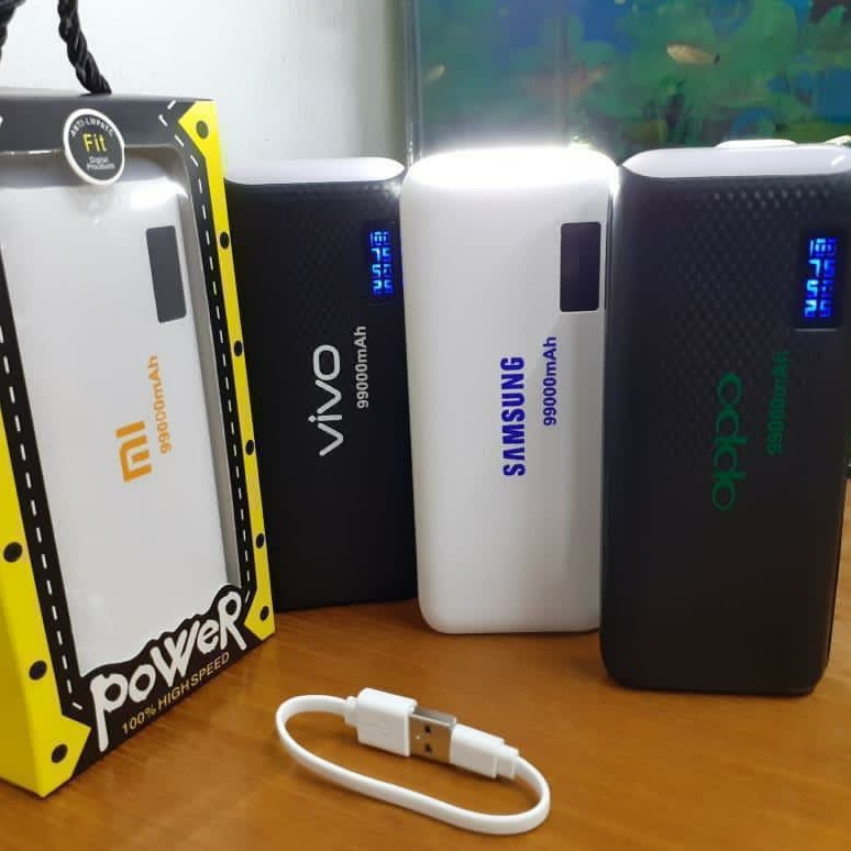 Power Bank 3 USB Branded 99.000MAH