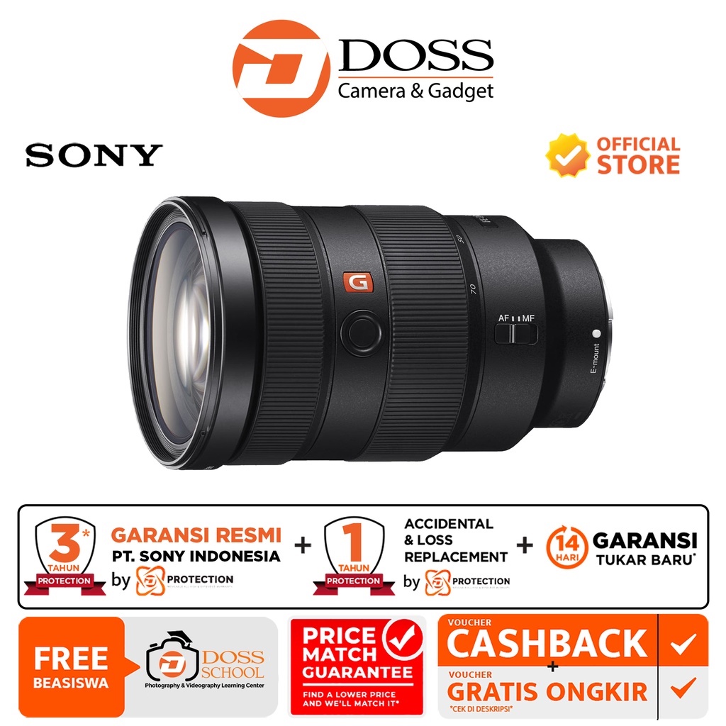 Sony FE 24-70mm f/2.8 GM / Lensa Sony 24-70mm GM