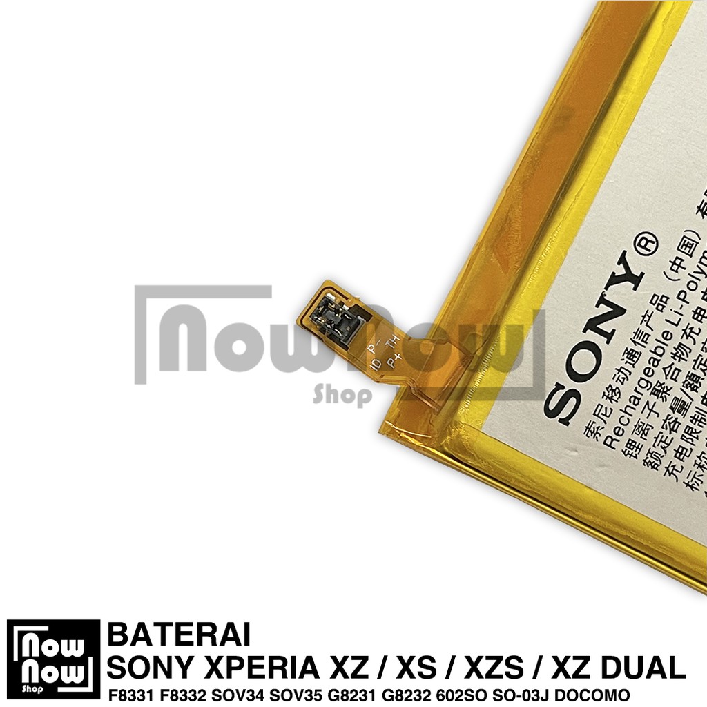 Baterai Sony Xperia XZ XS XZS XZ DUAL F8331 F8332 SOV34 SOV35 G8231 G8232 602SO SO-03J LIS1632ERPC