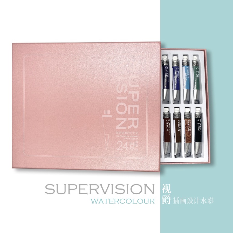 

Supervision Illustration Design - Watercolor set 24 color x 8ml