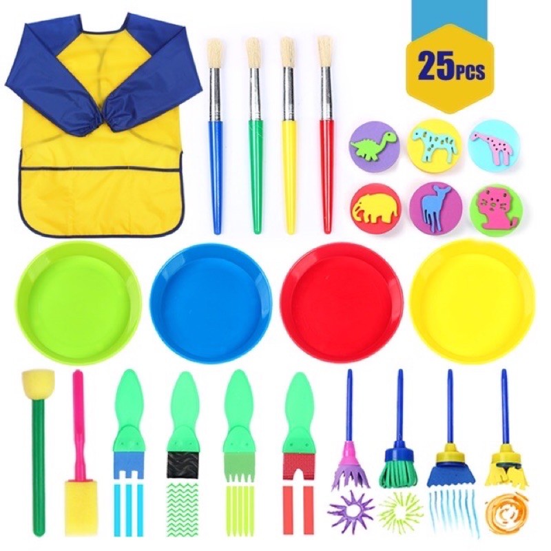 

art craft painting set - paket melukis - edukasi