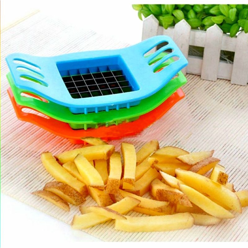 Potato Cutter Slicer Chopper Pemotong Kentang Dadu Panjang Pisau Kentang