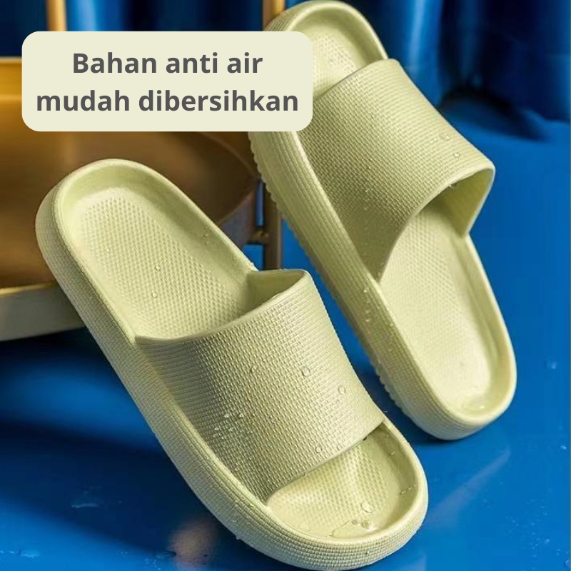 Mainland Sandal Karet Pria Wanita Sandal Slip On Rumah Sandal Kamar Mandi HSN103