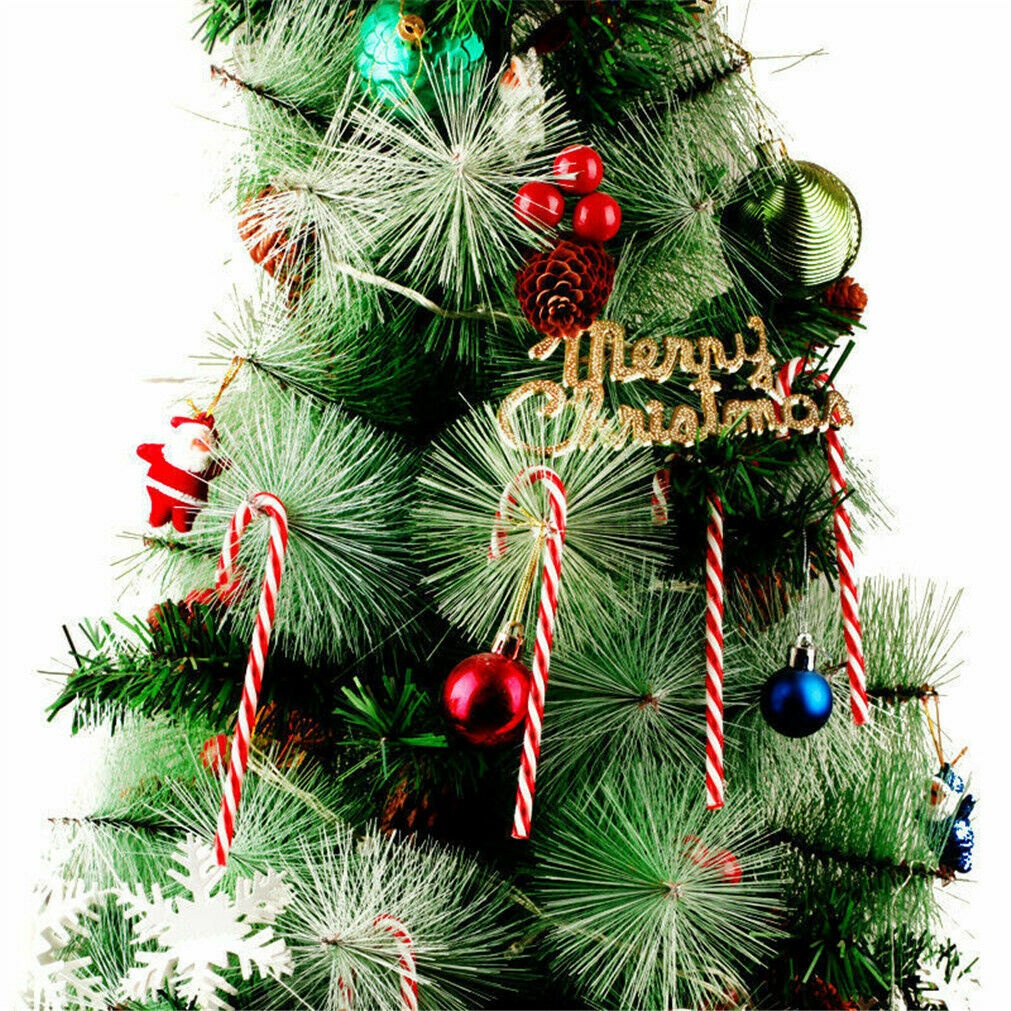 [ 10Pcs/Set Christmas Tree Hanging Candy Cane Pendant Tree Decorations  ]