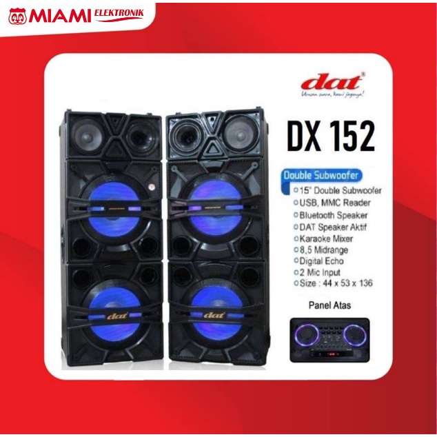 Active Speaker DAT DX-152 / Speaker Aktif DAT DX152