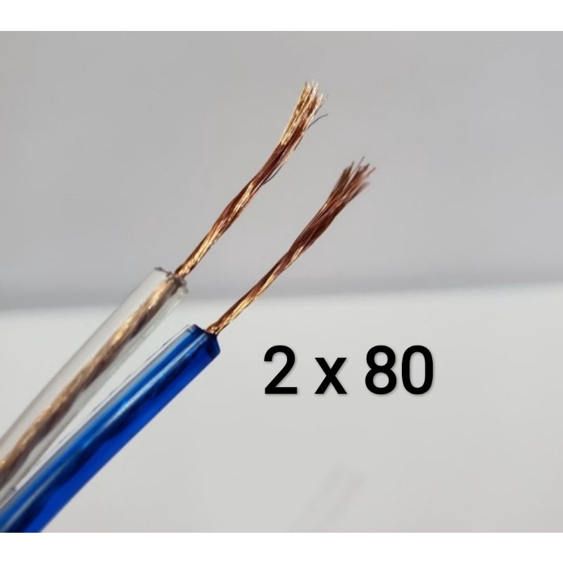 Kabel Audio Transparan Meteran