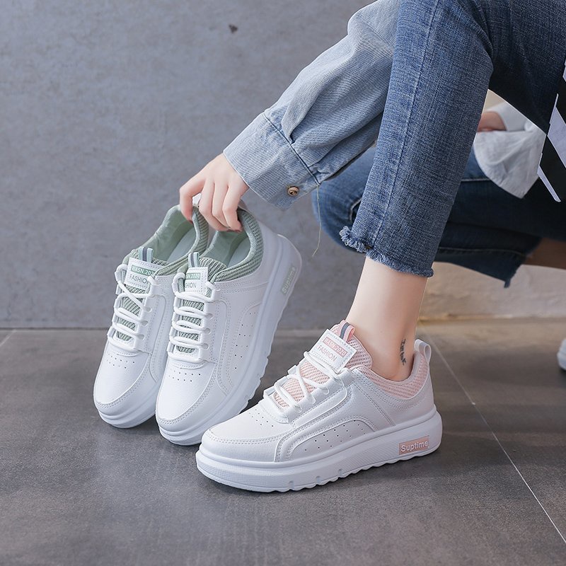 Favorite &quot;FREE BOX&quot; (Size 37 - 41) Sepatu Wanita Sneakers Bertali Kasual Fashion Shoes Import Premium Quality 9004