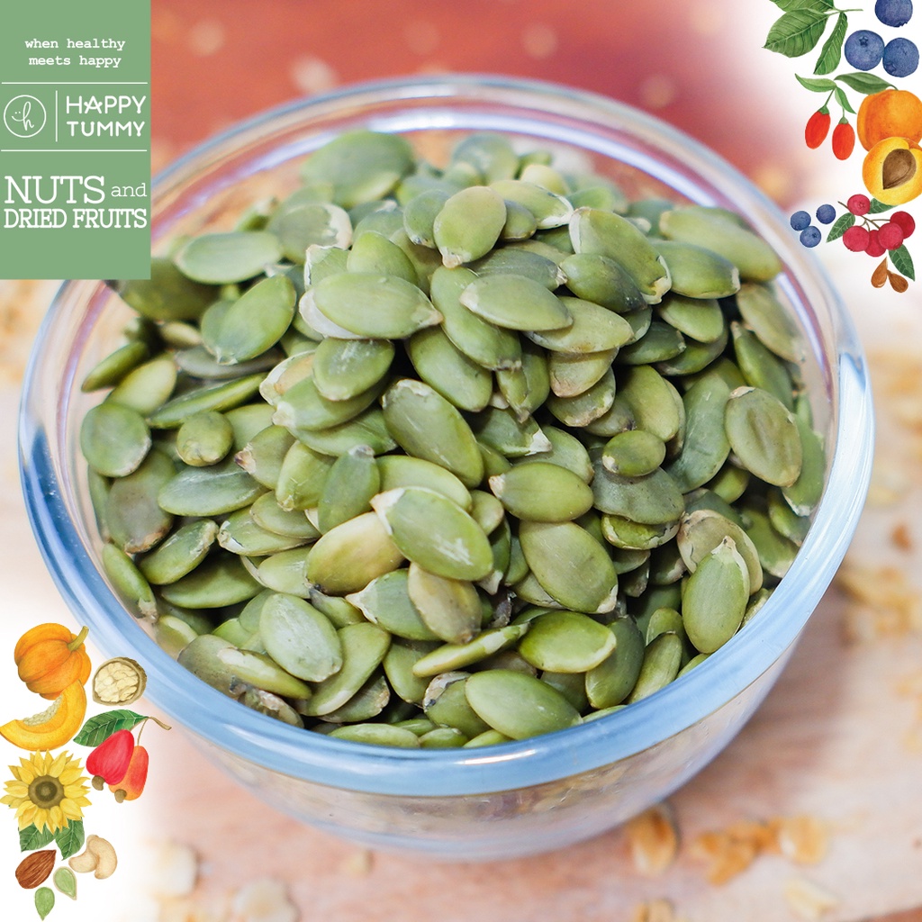 

Classica2106 Happy Tummy - Healthy Food Pumpkin Seed 500 Gr - Biji Labu Cemilan Sehat