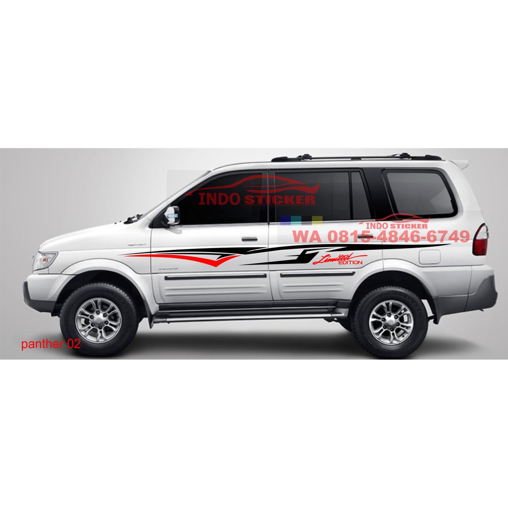 Terbaru Stiker Mobil Panther Stiker Sticker Mobil Isuzu Panther Kijang Kuda Stiker Toyota Mitsubishi Shopee Indonesia