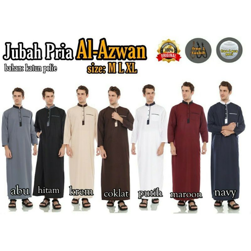 Baju gamis muslim pria baju muslim jubah pria baju muslim terbaru