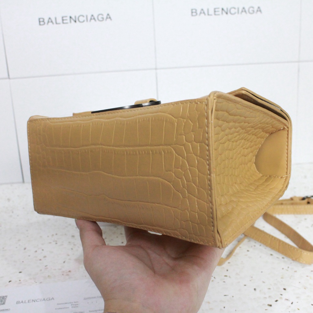 Balen Small H0ur Gl@ss Croco 8030 (FreeDustBag+BubbleWrap+Barcode)