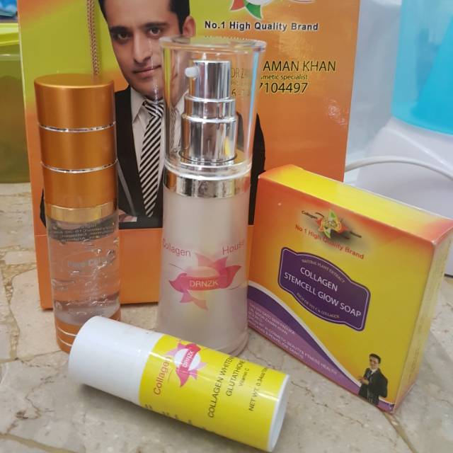 Collagen stemcell Dr.Nzk paket perawatan wajah berjerawat
