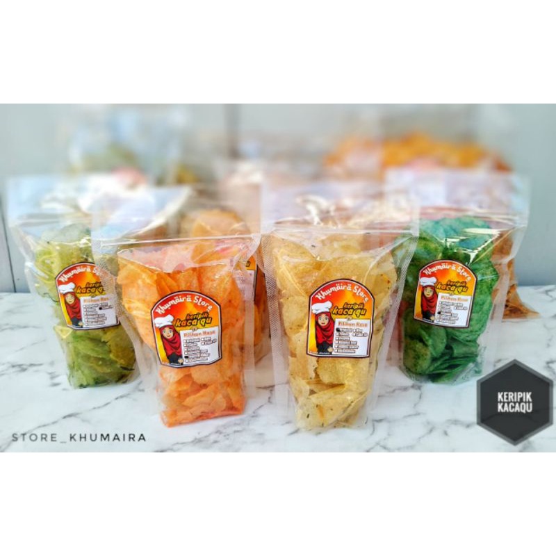 

Keripik Kaca qu kemasan premium