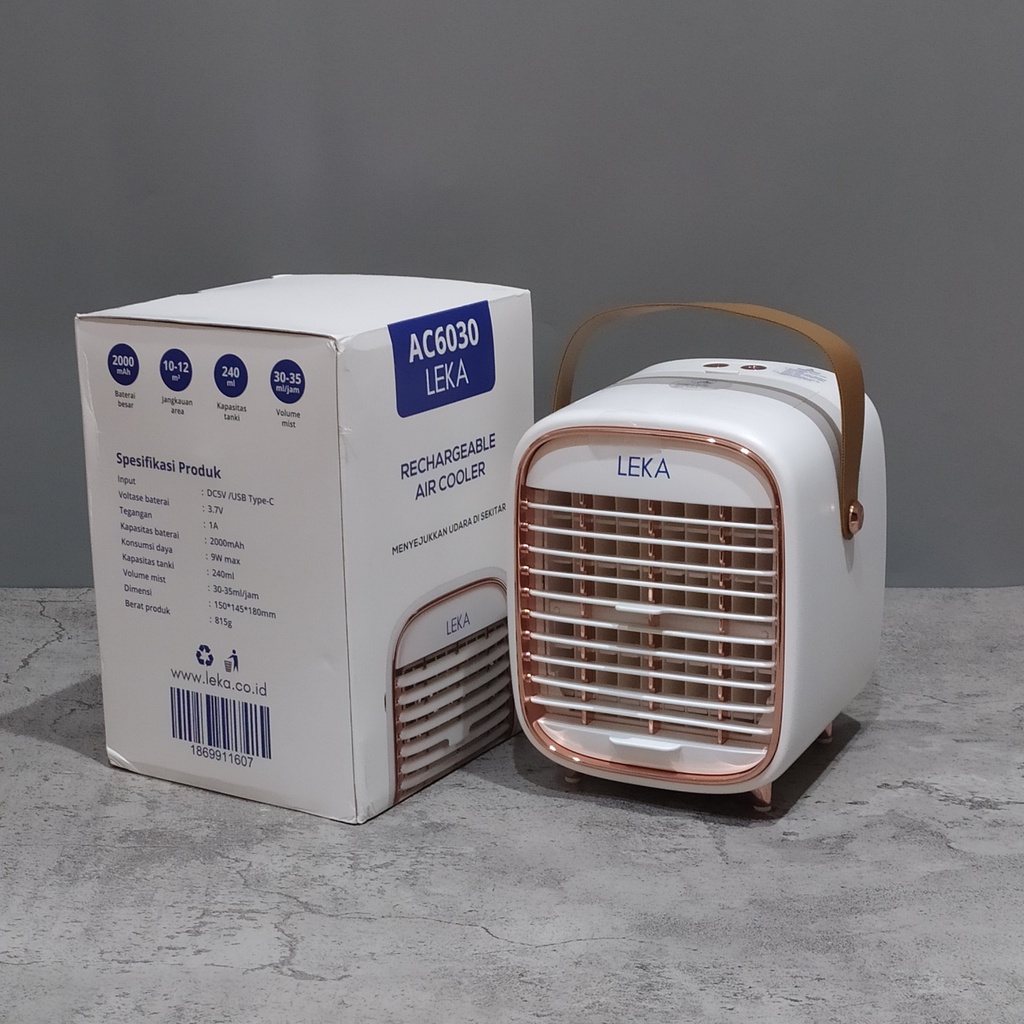 LEKA AC6030 RECHARGEABLE AIR COOLER