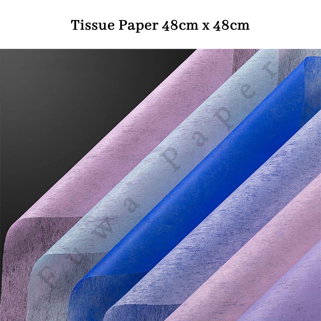 

(30-33 LEMBAR) Tissue Paper 48 x 48 cm - Tissue Paper Flower Wrapping Paper Waterproof (1 Pack = 33 Lembar) / Korean Wrapping Kertas Buket Bunga Perlengkapan Florist Cellophane FUWA PAPER WRAPPING
