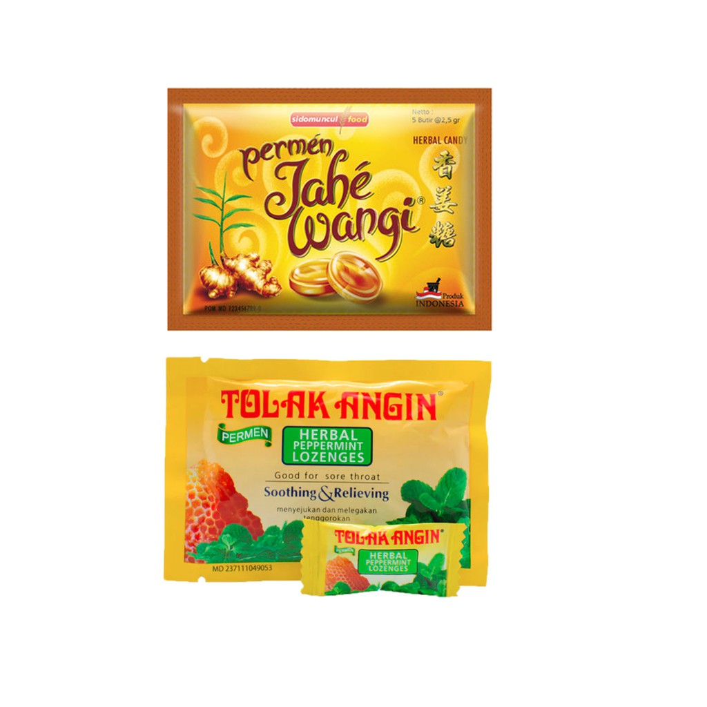 

Sido Muncul Permen Sachet isi 5 - Tolak Angin / Jahe Wangi