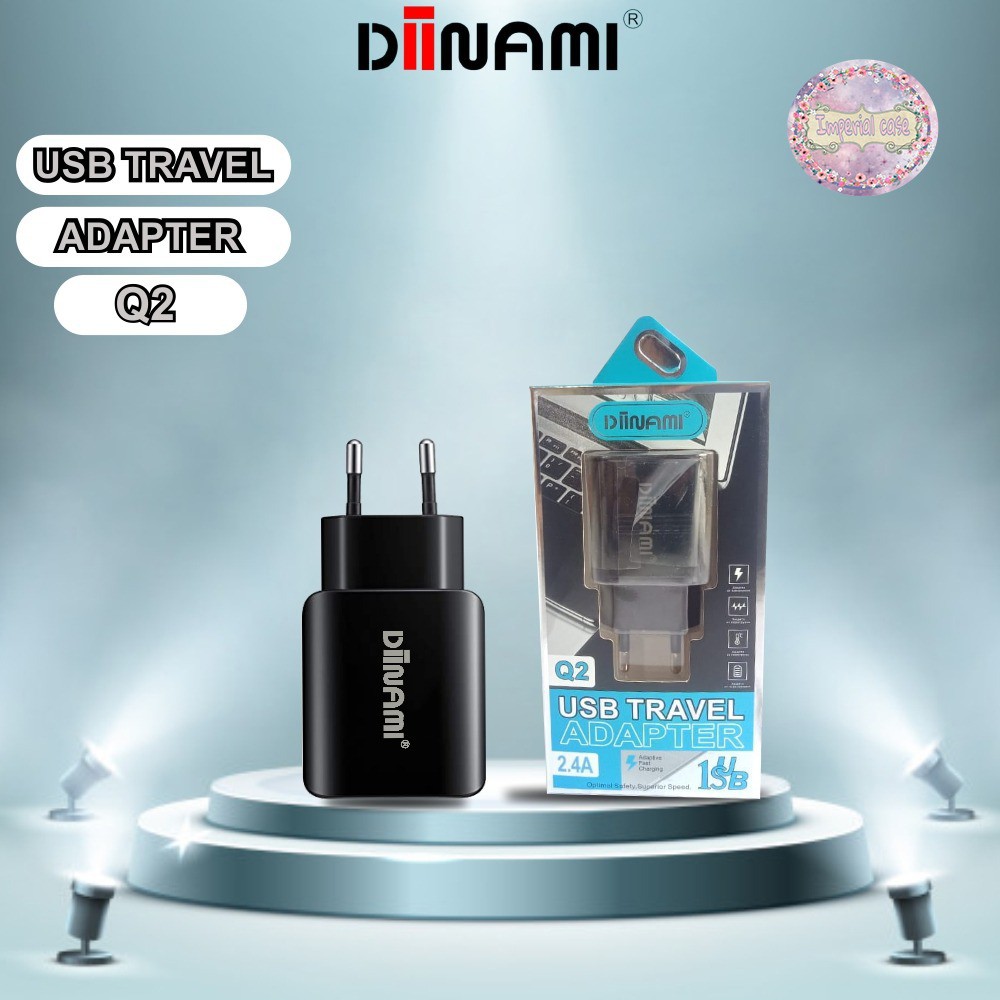 Q2 BATOK ADAPTER CASHAN DIINAMI 2.4A FOR OPPO SAMSUNG REALME XIAOMI VIVO IC3557