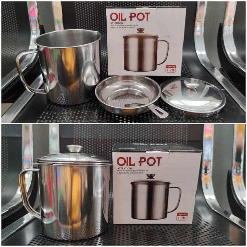 OIL POT / Wadah Saringan Minyak Goreng Sinda