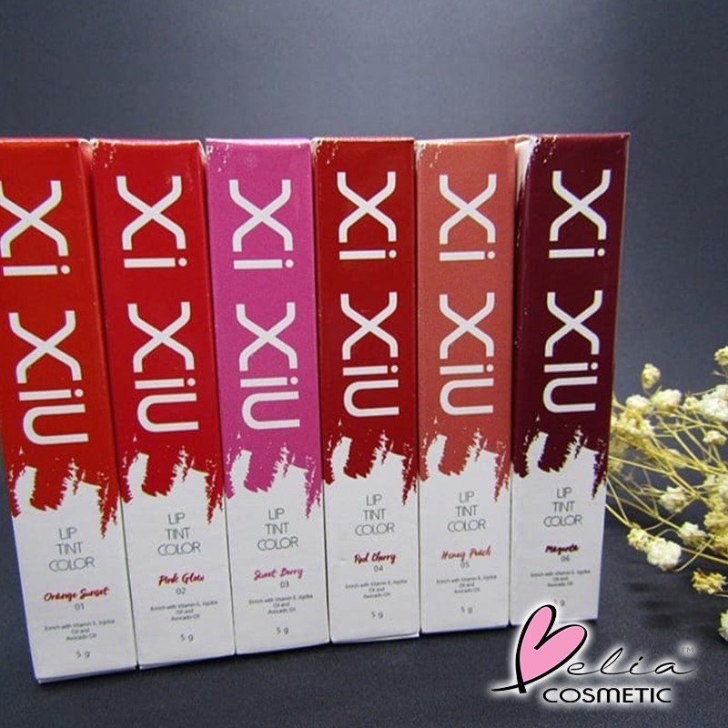 ❤ BELIA ❤ Xi Xiu Lip Tint Color BPOM Halal XIXIU Liptint
