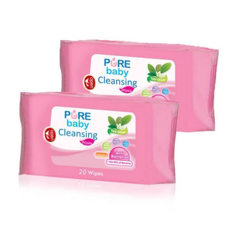 Pure BB Cleansing Wipes 60's Buy 1 Get 1