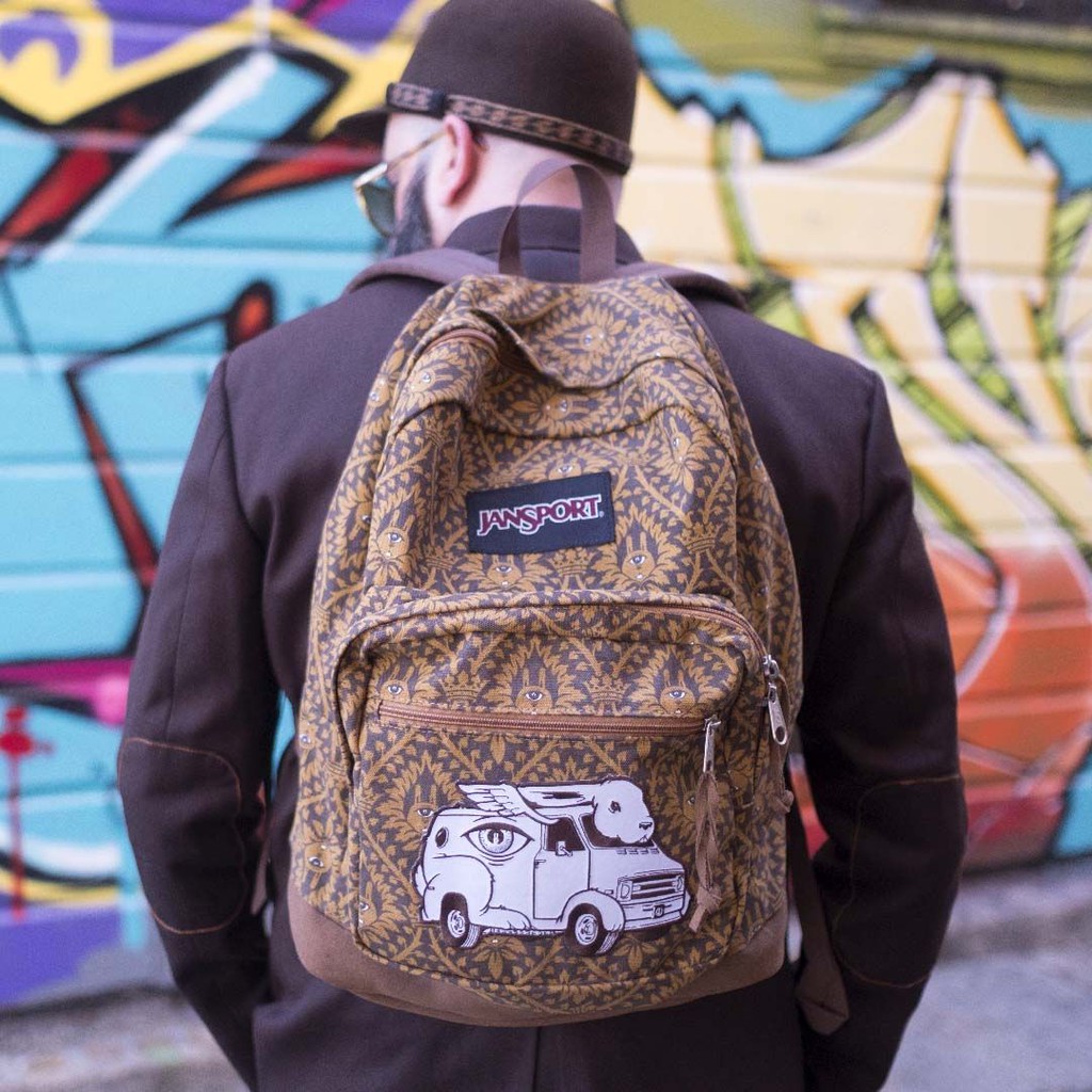 Tas JanSport Right Pack Rightpack - Street Multi Jeremy Fish Original