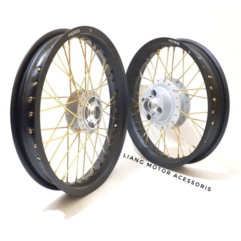 Sepaket Velg Ring 17 Tromol Set Jari2 - Paketan Velg Mega Pro Old - Tiger Old - Verza - GL Series